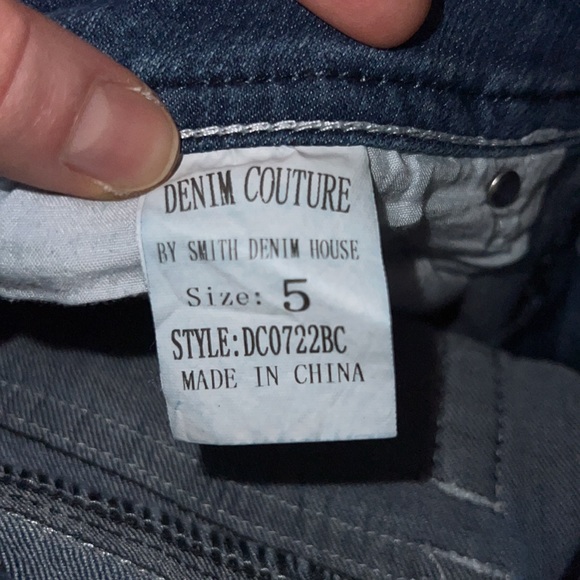6/$24 ~Denim Couture juniors size 5 jeans (women’s size 4) - Picture 4 of 8